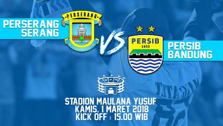 Iluatrasi Perserang Serang vs Persib Bandung. Copyright: Twitter/@balsingofficial