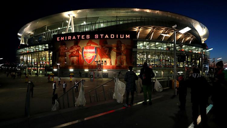 Emirates Stadium.