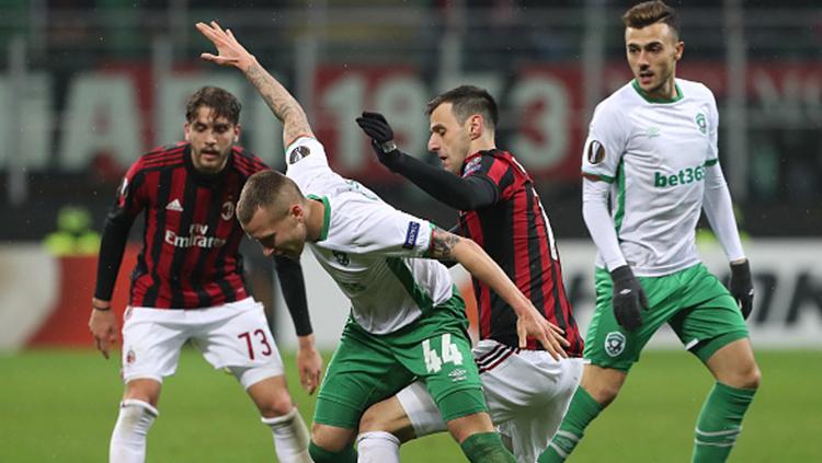 AC Milan vs Ludogorets Copyright: INDOSPORT