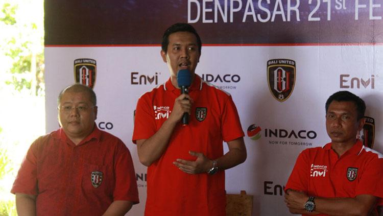 Kerja sama Bali United dengan sponsor baru Copyright: Istimewa