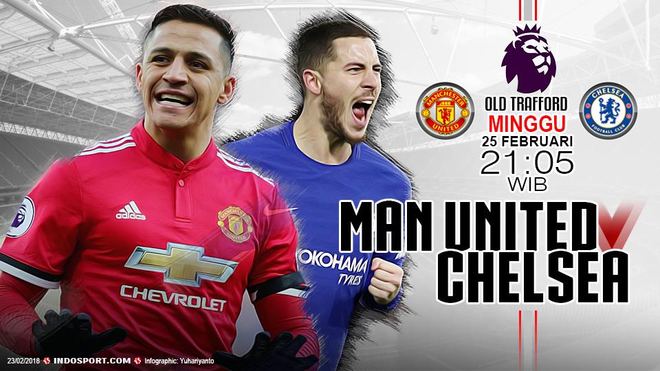 Prediksi Manchester United vs Chelsea Copyright: Gafis:Yanto/Indosport.com