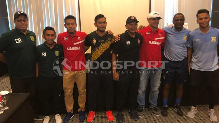 Konferensi Pers jelang laga grup B Copyright: Muhammad Effendi/INDOSPORT