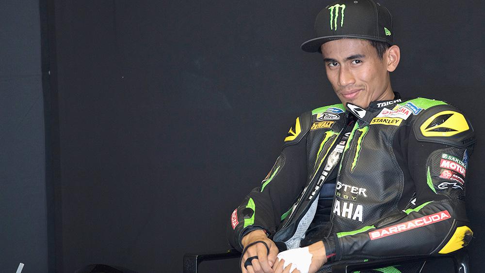 Pembalap asal Malaysia, Hafizh Syahrin. Copyright: Indosport.com