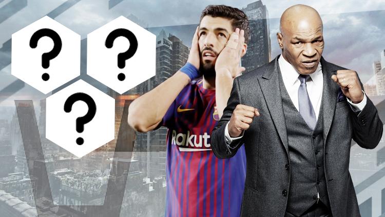 Mike Tyson dan Luis Suarez. - INDOSPORT