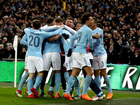 Man City juara Piala Liga Inggris atau Carabao Cup 2018. Copyright: INDOSPORT