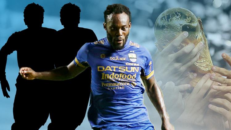 Michael Essien termasuk pemain Indonesia yang pernah ikut Piala Dunia.
