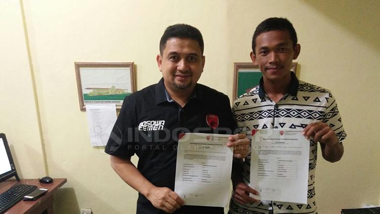 Ahmad Hari resmi gabung PSM Makassar. Copyright: Reno Firhad Rinaldi/INDOSPORT