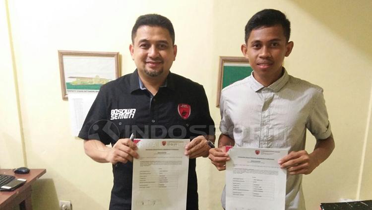 Syafei resmi gabung PSM Makassar. Copyright: Reno Firhad Rinaldi/INDOSPORT