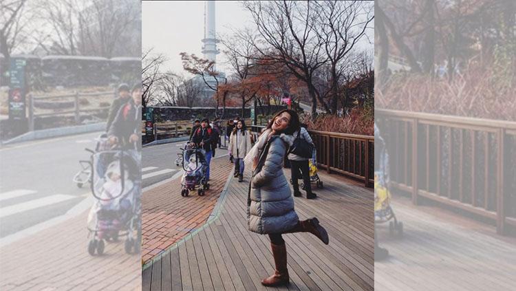 Dita Fakhrana Presenter liga 1 Copyright: Internet/@fakhranaaaa