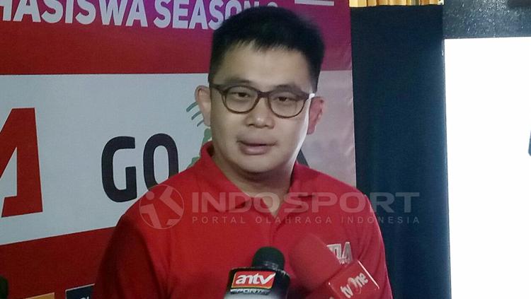 Ryan Ghozali (CEO Liga Mahasiwa). Copyright: Annisa Hardjanti/INDOSPORT