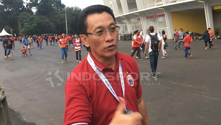 Ketua Panpel Persija l, Arief Perdana Kusuma. Copyright: Zaenal Hasan/INDOSPORT