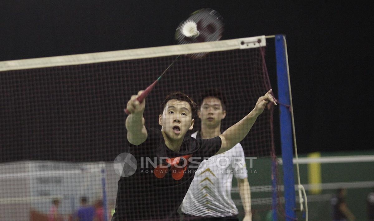 Kevin/Marcus harus melawan tiga rekannya dalam latihan hari ini.