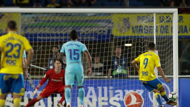 Barcelona kebobolan lewat gol penalti Copyright: laliga.es
