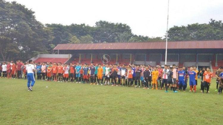 Persiharjo Sukoharjo kala menggelar seleksi pemain. Copyright: sukoharjo.sorot.co