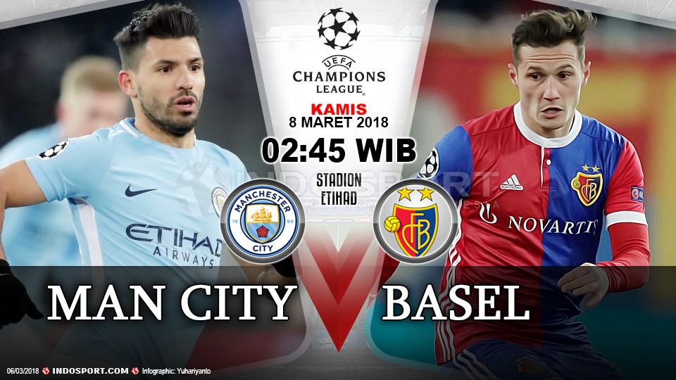 Prediksi Manchester City vs Basel - INDOSPORT