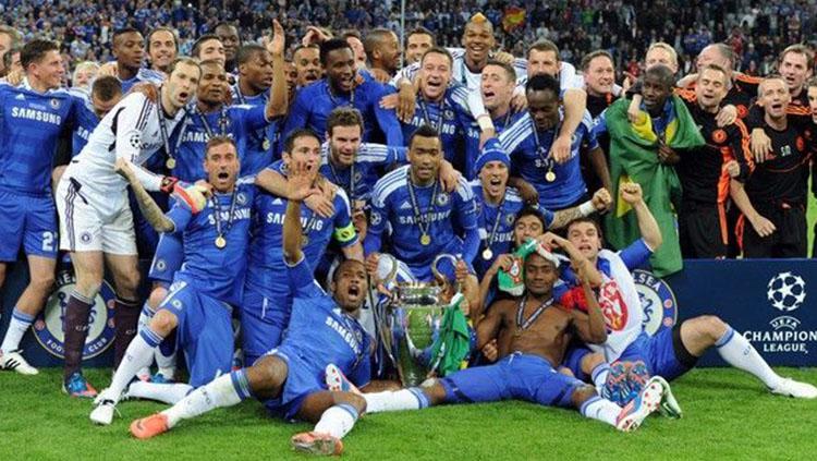Chelsea juara Liga Champions 2012. Copyright: Internet