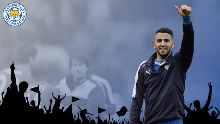 Riyad Mahrez resmi pensiun sebagai pemain profesional. Copyright: INDOSPORT