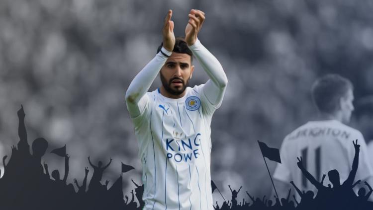 Riyad Mahrez resmi pensiun sebagai pemain profesional. Copyright: INDOSPORT