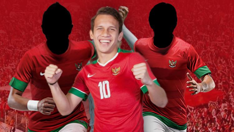 Egy Maulana Vikri dan dua pemain Timnas Indonesia.