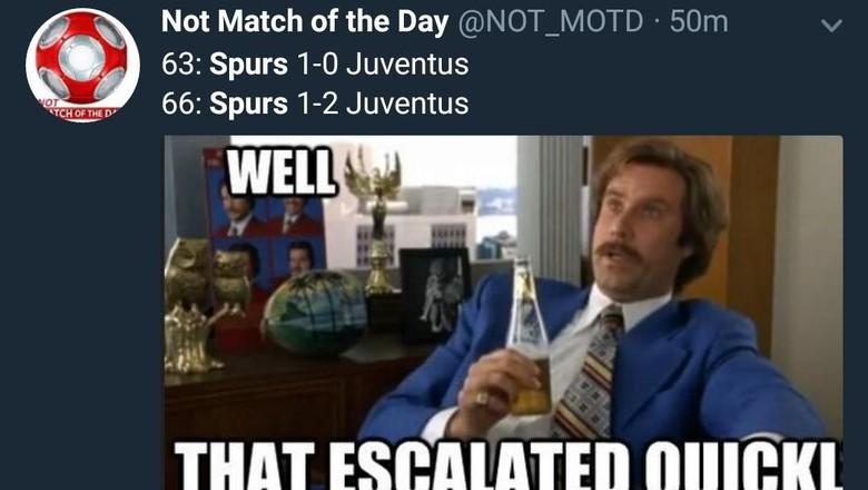 Meme Juventus Tottenham Hotspur Copyright: Istimewa