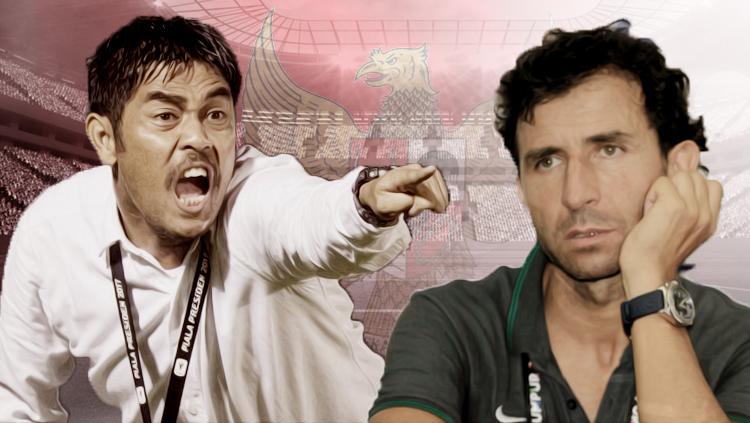 Nilmaizar dan Luis Milla. - INDOSPORT