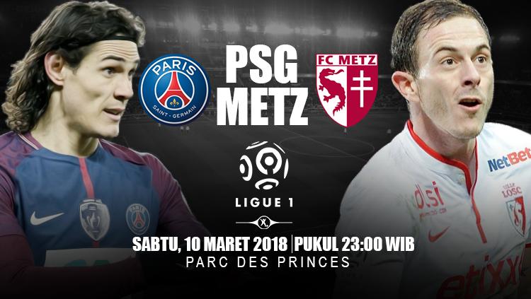 Prediksi PSG vs Metz.