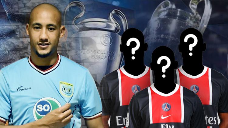 Mantan pemain PSG yang kini berkostum Persela Lamongan, Loris Arnaud.