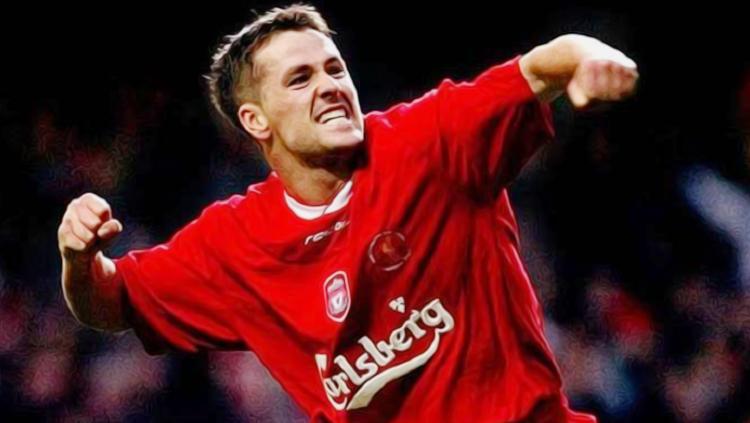 Michael Owen saat berseragam Liverpool. Copyright: Getty Images