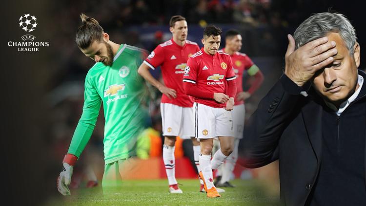 Manchester United tertunduk lesu.