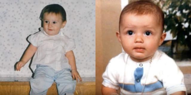 Messi dan Ronaldo saat masih bayi Copyright: The18.com