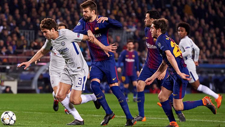 Barcelona vs Chelsea. Copyright: INDOSPORT