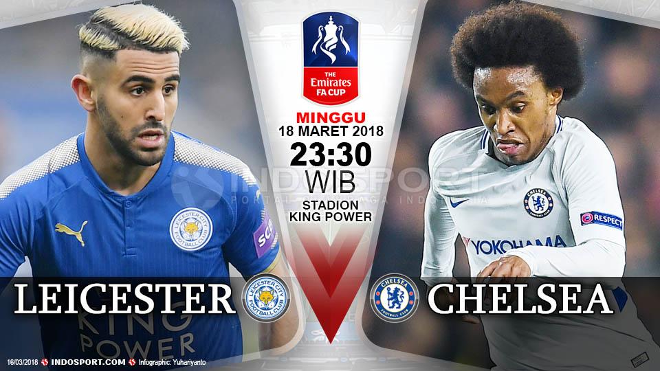 Prediksi Leicester City vs Chelsea. - INDOSPORT