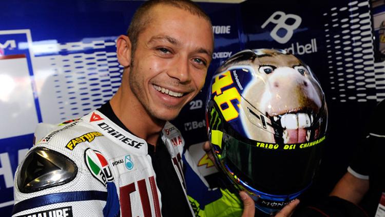 Helm Valentino Rossi San Marino 2009. Copyright: INDOSPORT