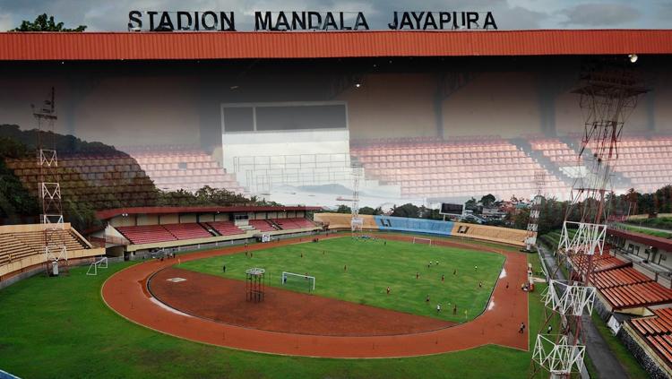 Stadion Mandala Jayapura. - INDOSPORT