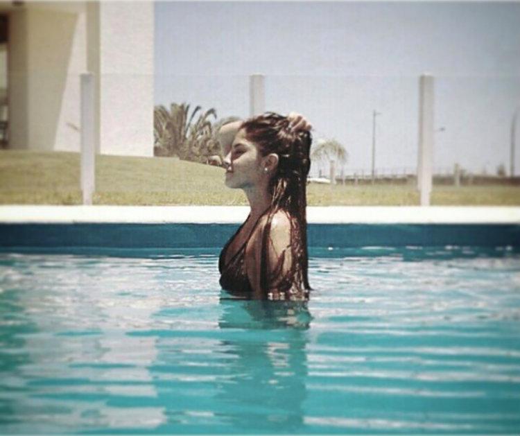 Isteri penggawa Persib Bandung Jonathan Bauman, Nati Funess. Copyright: Instagram/@natifuness