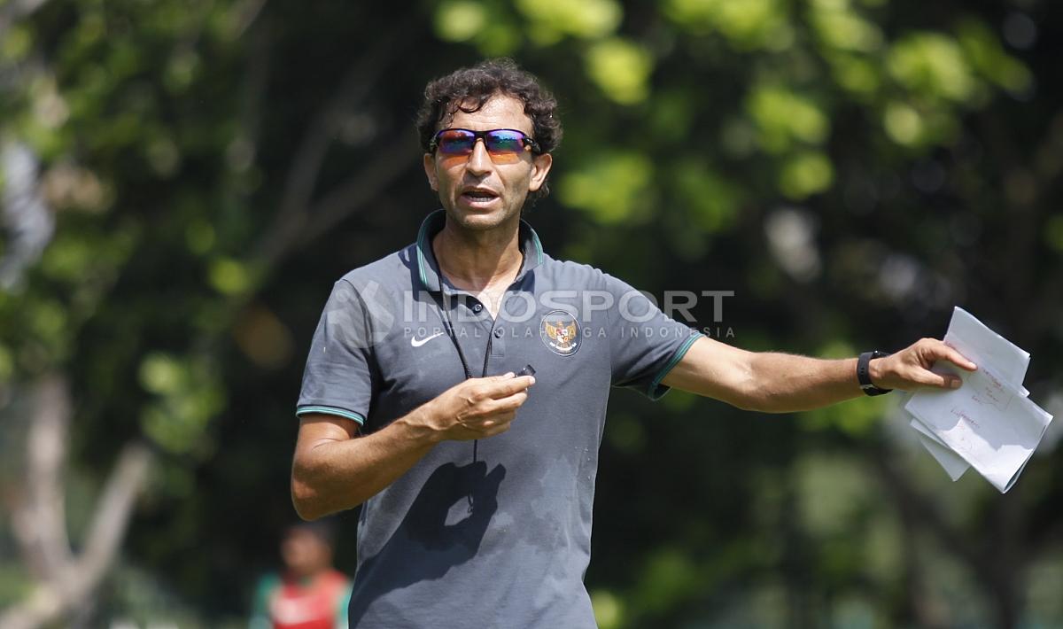 Pelatih Timnas U-23, Luis Milla.