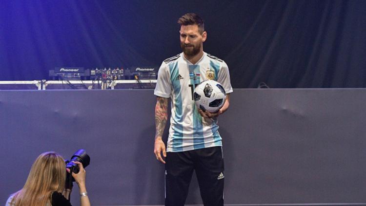Lionel Messi (Timnas Argentina).