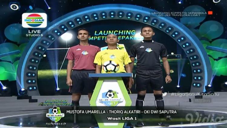 Wasit Liga 1. Copyright: Indosiar