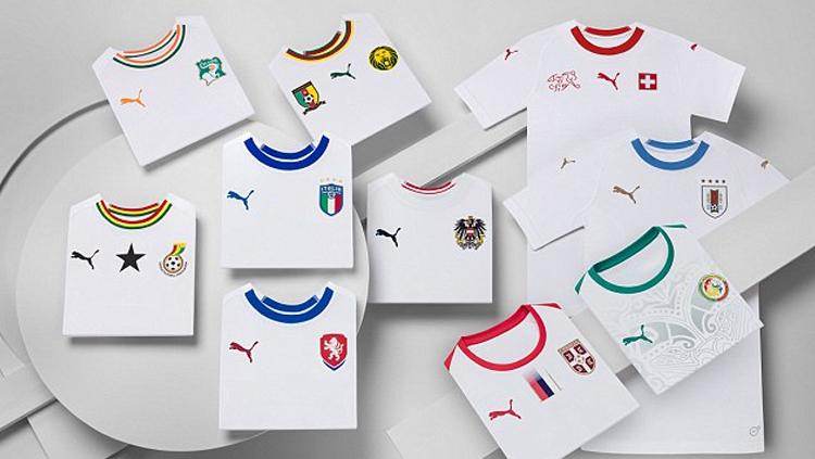 Jersey timnas untuk Piala Dunia Rusia 2018.