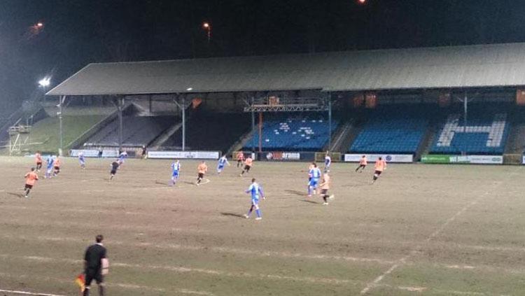 Shay Stadium, Halifax Town 2015. Copyright: The18