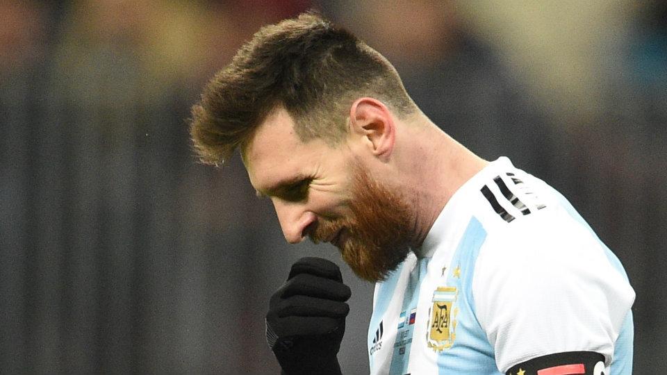 Lionel Messi di Timnas Argentina. - INDOSPORT