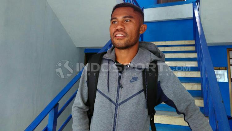 Ardi Idrus, pemain baru Persib Bandung yang lolos seleksi. Copyright: Arif Rahman/INDOSPORT