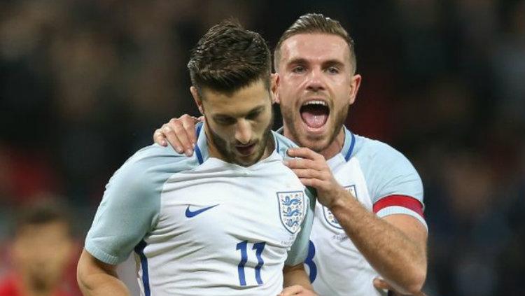 Adam Lallana dan Jordan Henderson. - INDOSPORT