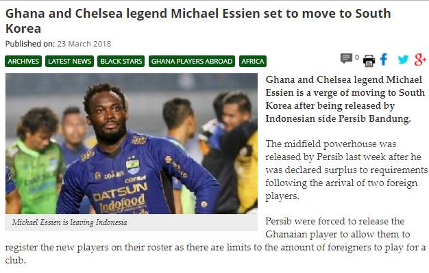 Michael Essien. Copyright: INDOSPORT