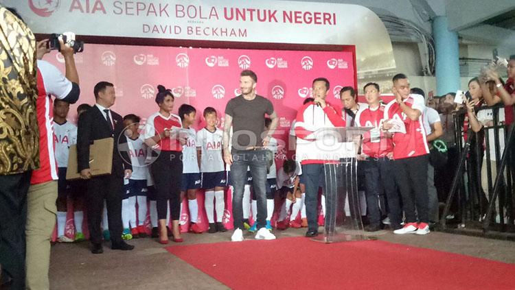 David Beckham dan Imam Nahrawi.