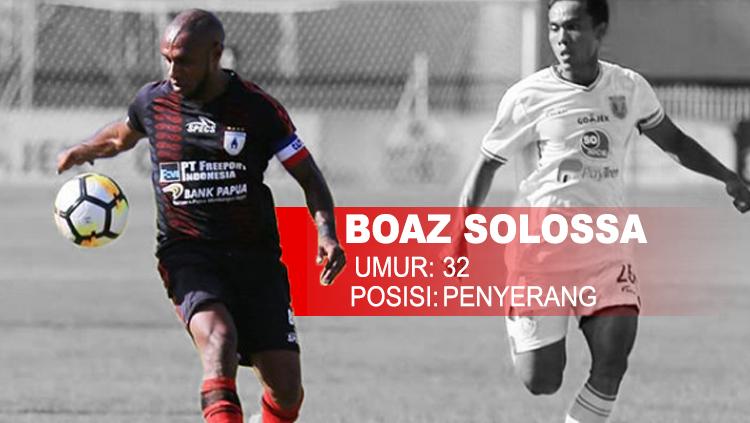 Barito Putera vs Persipura Jayapura (Boaz Solossa). Copyright: INDOSPORT