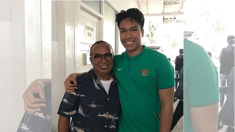 Nathan Muskitta  saat mengenakan kaos Timnas Copyright: Instagram