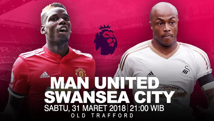 Prediksi Manchester United vs Swansea City.