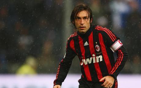 Andrea Pirlo ketika berseragam AC Milan. Copyright: telegraph.co.uk