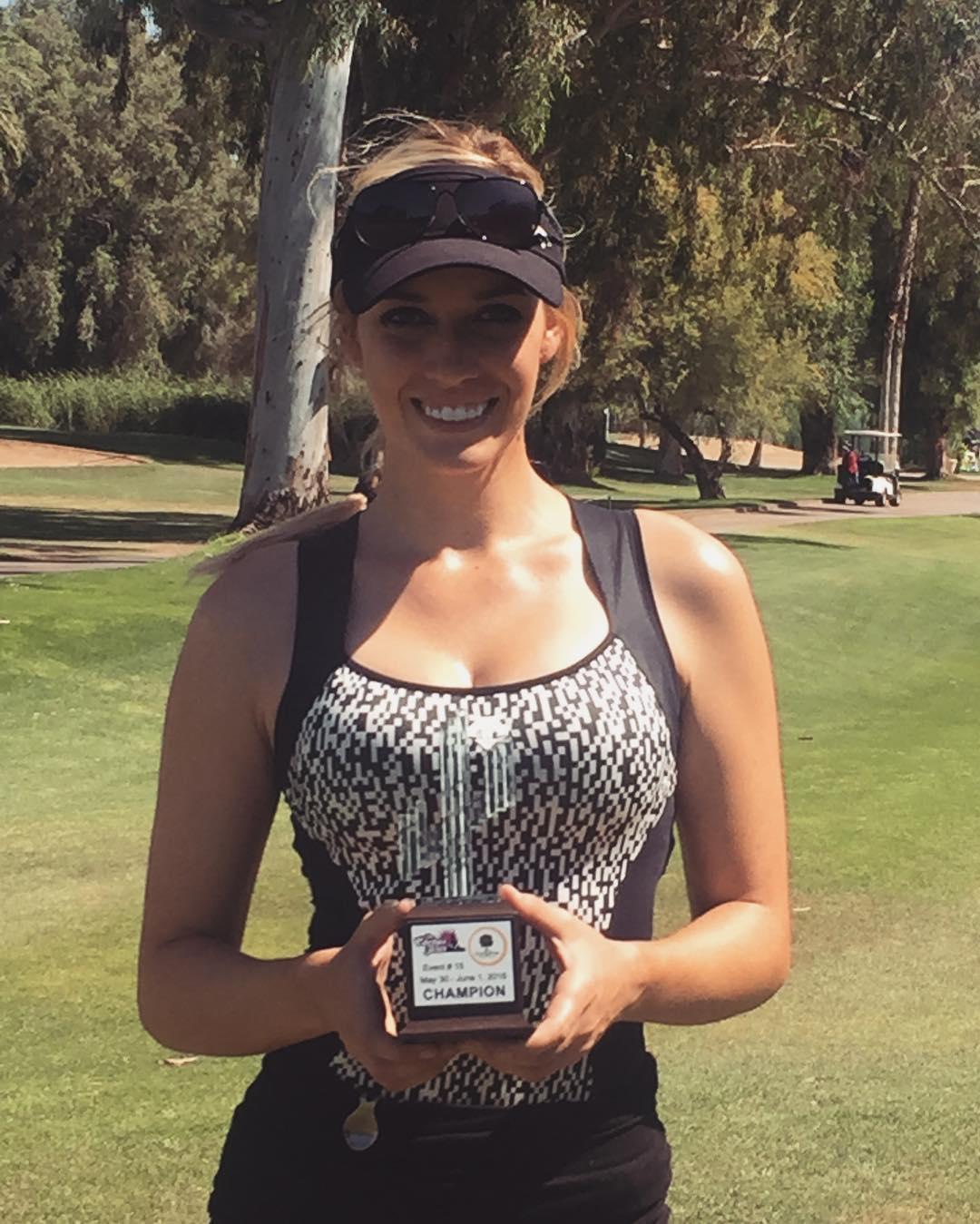 Pegolf asal Amerika Serikat, Paige Spiranac. Copyright: Instagram @_paige.renee